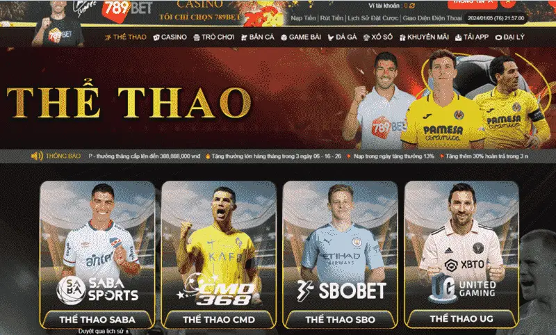 789bet hiện sở hữu đa dạng nhiều nội dung thể thao online 