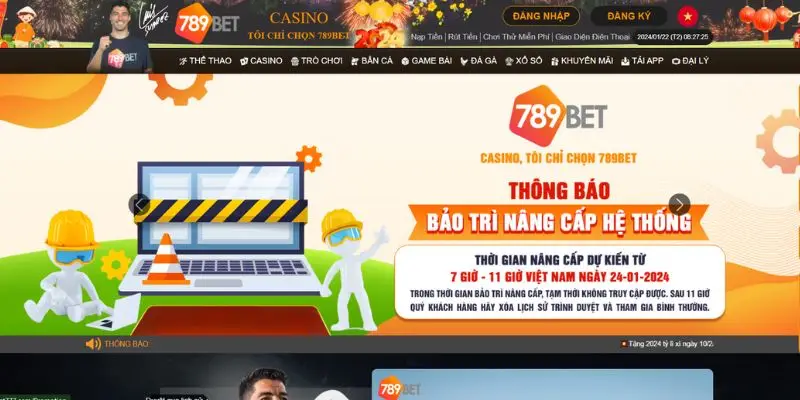 789Bet thực hiện bảo trì theo lịch định kỳ trong năm